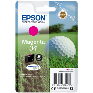 Tusz oryginalny Epson T34634010 (T3463) Purpurowy