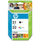 Zestaw tuszy HP 21 / HP 22 Czarny  +  Kolor do HP Officejet 4355