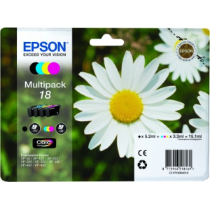 Zestaw tuszy Epson T18064010 (T1806) CMYK Multipack