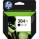 Tusz oryginalny N9K08A (HP 304XL) Czarny Wydajny