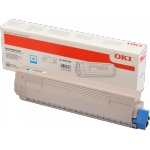 Toner oryginalny 46471103 Niebieski