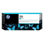 Tusz oryginalny F9K03A (HP 745) Niebieski