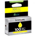 Oryginalny tusz Å¼Ã³Å‚ty nr 100 XL Wydajny (014N1071E) marki Lexmark