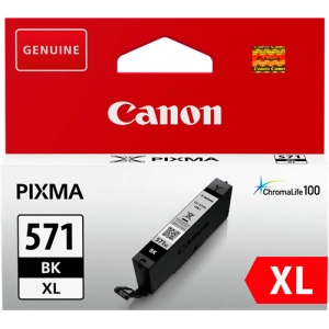 Tusz oryginalny CLI-571bk XL (0331C001) Czarny Fotograficzny Wydajny