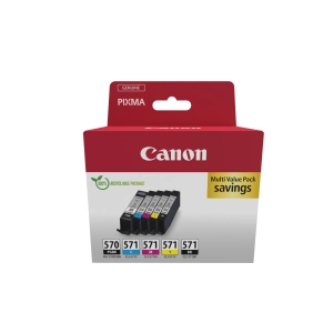 Zestaw oryginalny tuszy Canon CLI-571CMYK PGI-570PGBK (0372C006) do Canon Pixma MG6850