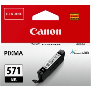 Tusz oryginalny CLI-571bk (0385C001) Czarny Fotograficzny