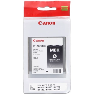Tusz oryginalny PFI-102MBK (0894B001) Czarny matowy