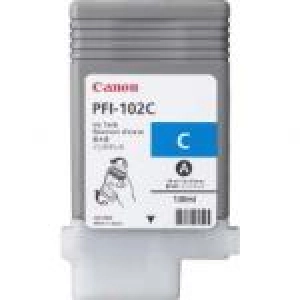 Tusz oryginalny PFI-102C (0896B001) Niebieski
