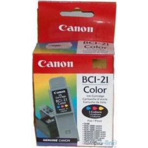 Tusz oryginalny BCI-21 Czarny + Kolor