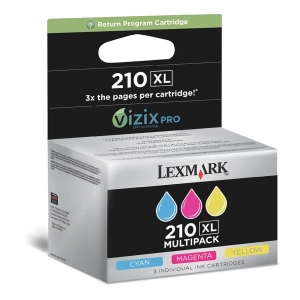 Zestaw oryginalny tuszy 14L0269E (Nr 210XLA) 3 kolory