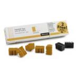 Oryginalny ColorStix tusz stały żółty  5 szt + 2 czarne