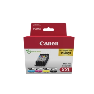 Oryginalny multipack Canon CLI-581 XXL (4 tusze) CMYK (1998C007)