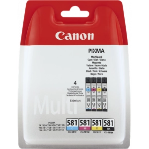 Oryginalny multipack CLI-581 (4 tusze) CMYK (2103C004)