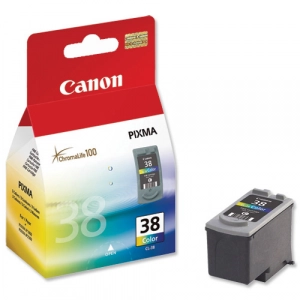 Tusz oryginalny CL-38 Kolor (bez opakowania)