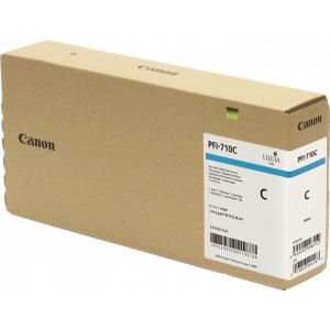 Tusz oryginalny PFI-710c (2355C001) Niebieski