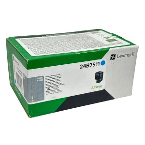 Lexmark 24B7511 toner niebieski oryginalny