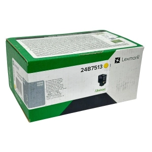 Lexmark 24B7513 toner żółty oryginalny