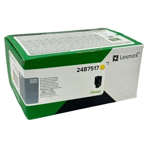 Lexmark 24B7517 toner żółty oryginalny