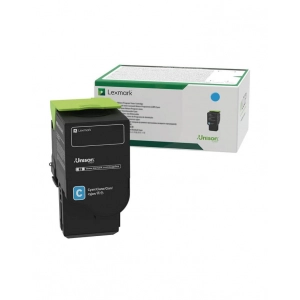 Lexmark 24B7549 toner niebieski oryginalny