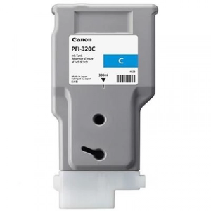 Tusz oryginalny PFI320C (2891C001) niebieski wydajny