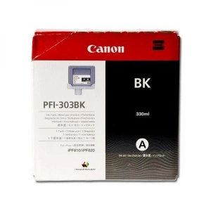 Tusz oryginalny PFI-303bk (2958B001) Czarny / 330 ml