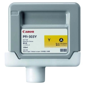 Tusz oryginalny PFI-303y (2961B001) Żółty / 330 ml