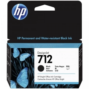 Tusz oryginalny 3ED70A (HP 712) Czarny