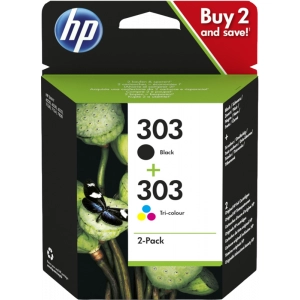 Zestaw tuszy 3YM92AE (HP 303 Czarny /  HP 303 kolor)
