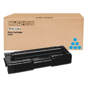 Toner oryginalny 406480, 407637 Niebieski Wydajny