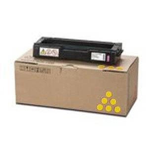 Toner oryginalny 406482, 407635 Żółty Wydajny