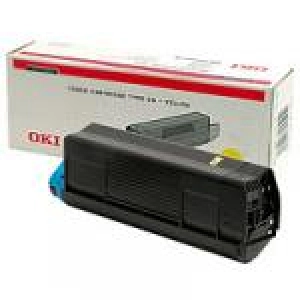 Toner oryginalny 42804513 Żółty