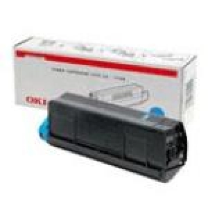 Toner oryginalny 43034807 Niebieski