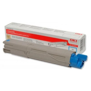 Toner oryginalny 43459331 Niebieski wydajny