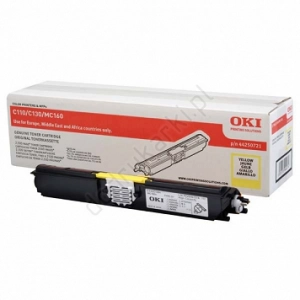 Toner oryginalny 44250721 Żółty Wydajny