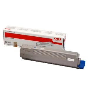 Toner oryginalny 44643003 Niebieski