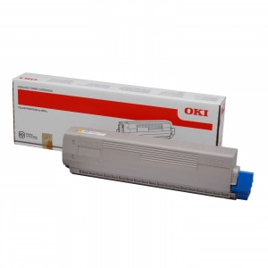 Toner oryginalny 44844613 Żółty