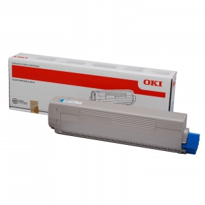 Toner oryginalny 44844615 Niebieski