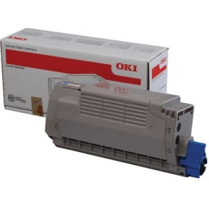 Toner oryginalny 45396203 Niebieski Wydajny