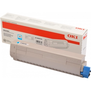 Toner oryginalny 46443103 Niebieski Wydajny