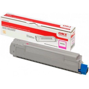 Toner oryginalny 46490402 Purpurowy