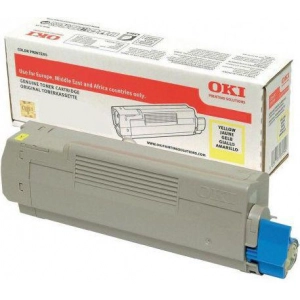 Toner oryginalny 46490605 Żółty Wydajny