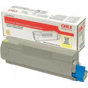 Toner oryginalny 46507613 Żóły