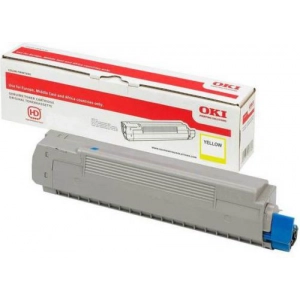 Toner oryginalny 46508709 Żółty Wydajny
