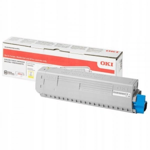 Toner oryginalny 46861305 Wydajny Żółty 