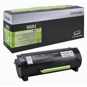 Toner oryginalny 50F2U00 (502U) Czarny Maksymalnie Wydajny