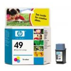 Tusz oryginalny 51649AE (HP 49) Kolor