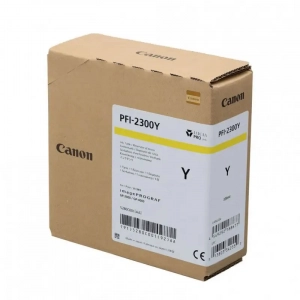 Tusz oryginalny PFI-2300Y (5280C001) Żółty 330ml