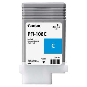 Canon PFI-106c 6622B001 130ml tusz niebieski matowy oryginalny