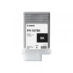 Tusz oryginalny PFI-107BK (6705B001) Czarny