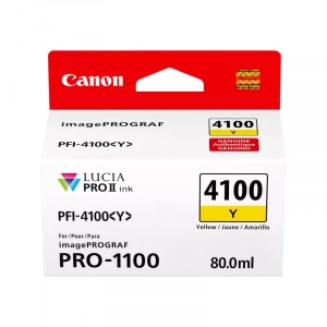 Tusz oryginalny PFI-4100Y (6780C001) Żółty